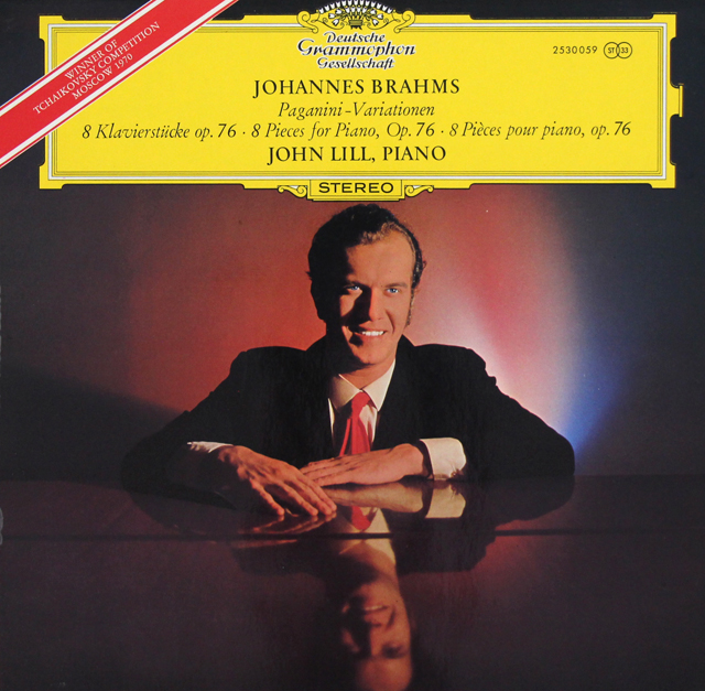 リルのブラームス/「パガニーニ変奏曲」ほか　独DGG　3736　LP レコード