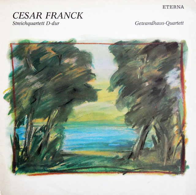 ゲヴァントハウス四重奏団のフランク/弦楽四重奏曲　独ETERNA　3736　LP レコード