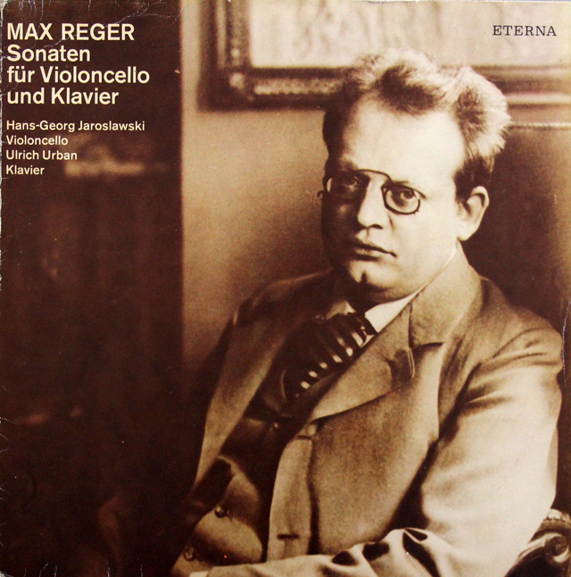 ヤロスラフスキ、ウルバンのレーガー/チェロソナタ第1、2番　独ETERNA　3736　LP レコード