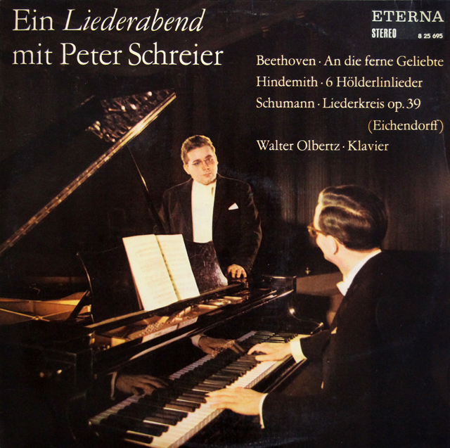 【テストプレス】　シュライアーの歌曲の夕べ　独ETERNA　3736　LP レコード