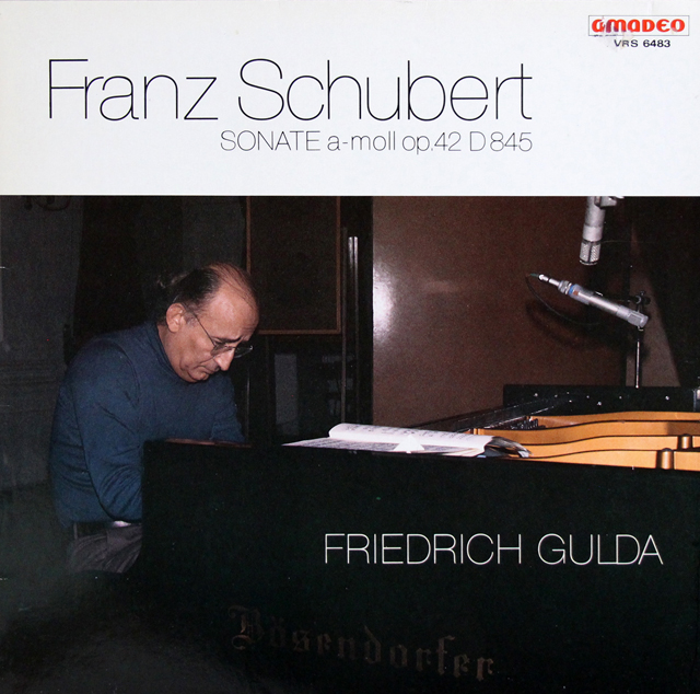 グルダのシューベルト/ピアノソナタ第16番ほか　オーストリアamadeo　3736　LP レコード