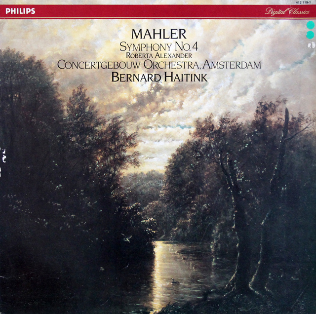 ハイティンクのマーラー/交響曲第4番　蘭PHILIPS　3736　LP レコード