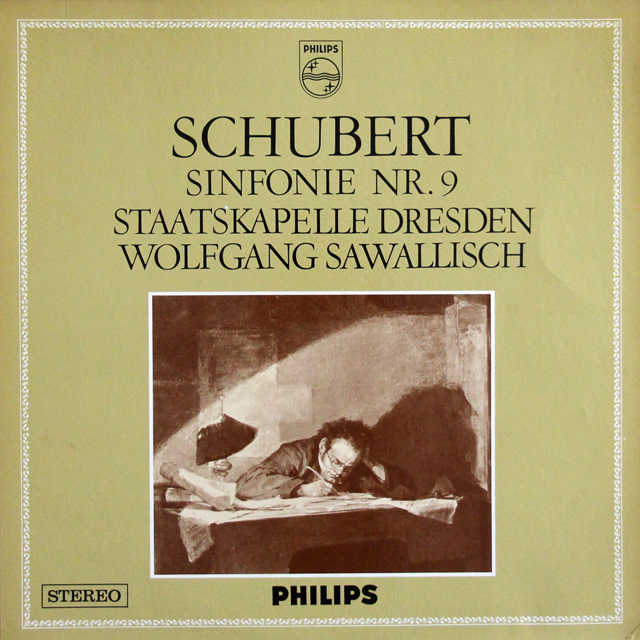 サヴァリッシュのシューベルト/交響曲 第9番「ザ・グレイト」　蘭PHILIPS　3737　LP レコード