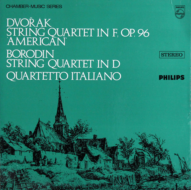 イタリア四重奏団のドヴォルザーク/「アメリカ」ほか　英PHILIPS　3737　LP レコード