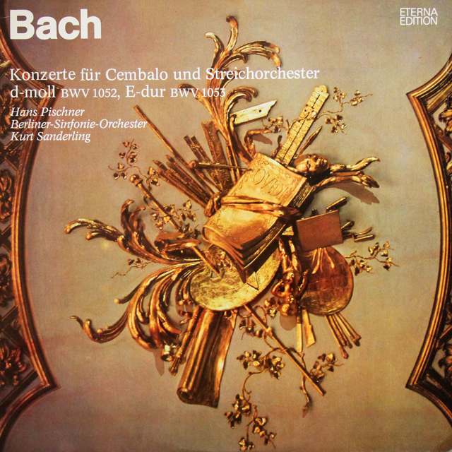 【テストプレス】　ピシュナー&ザンデルリンクのバッハ/チェンバロ協奏曲集　独ETERNA　3737　LP レコード