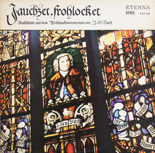 【テストプレス】　トーマスらのバッハ/クリスマス・オラトリオ（抜粋）　独ETERNA　3737　LP レコード