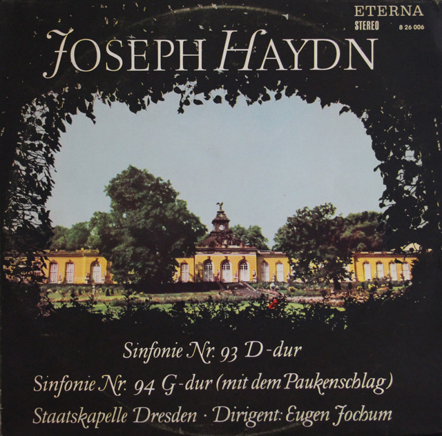 【テストプレス】　ヨッフムのハイドン/交響曲第93&94番「驚愕」　独ETERNA　3737　LP レコード