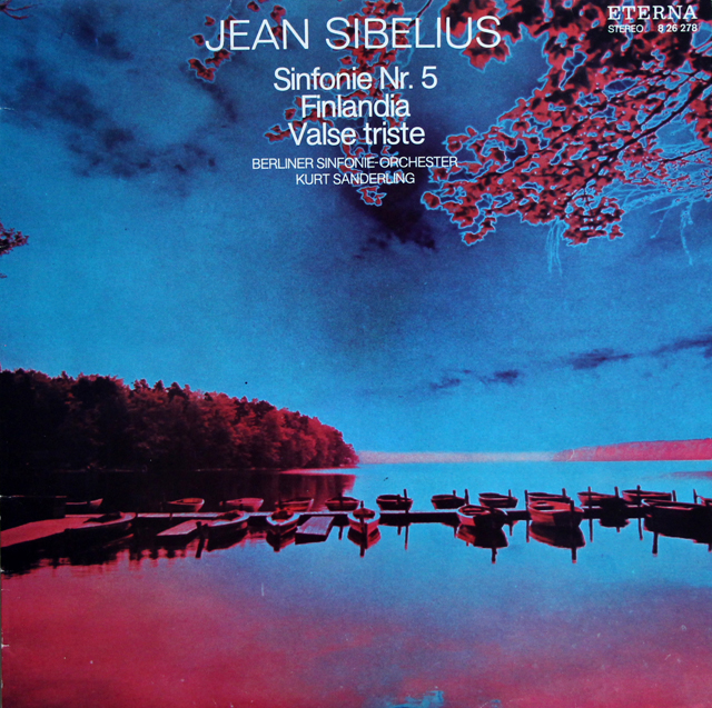 ザンデルリンクのシベリウス/交響曲第5番、「フィンランディア」ほか　独ETERNA　3738　LP レコード