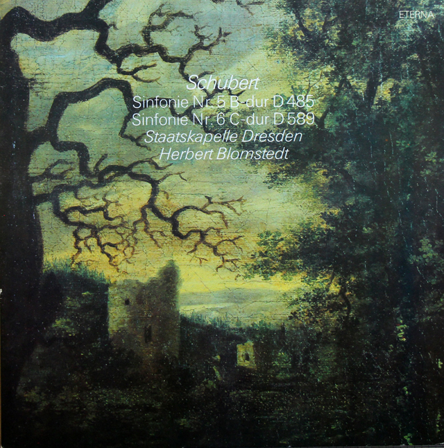 ブロムシュテットのシューベルト/交響曲第5&6番　独ETERNA　3738　LP レコード