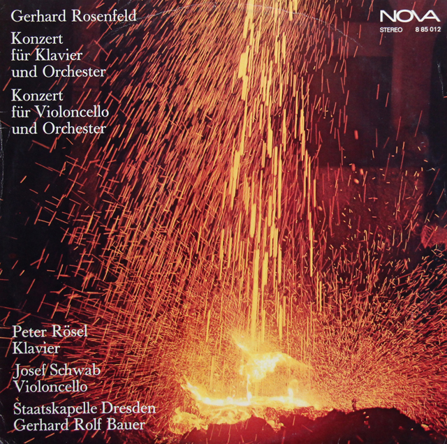 レーゼル、バウアーのローゼンフェルト/ピアノ協奏曲 ほか　独NOVA　3738　LP レコード