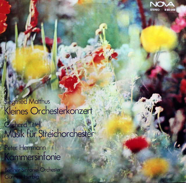 ヘルビヒのマットゥス/小管弦楽のための協奏曲 ほか　独NOVA　3738　LP レコード