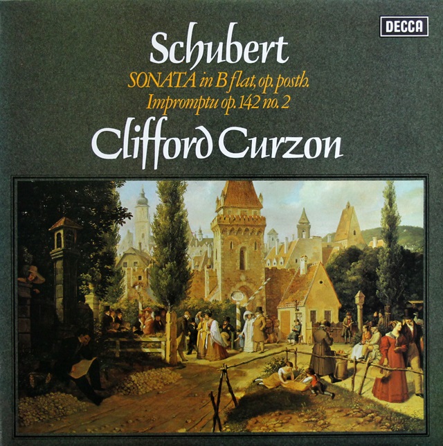 【オリジナル盤】　カーゾンのシューベルト/ピアノソナタ変ロ長調ほか　英DECCA　3739　LP レコード