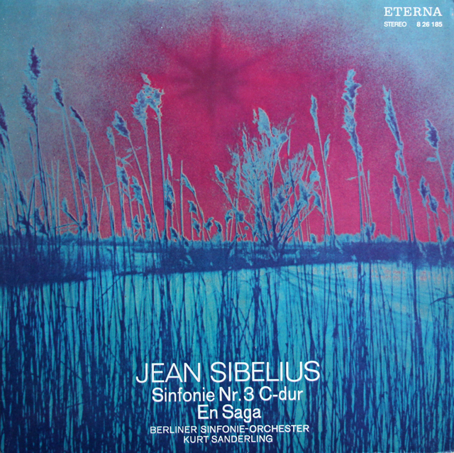ザンデルリンクのシベリウス/交響曲第3番ほか　独ETERNA　3739　LP レコード