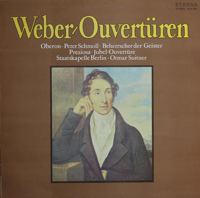 【テストレーベル】　スウィトナーのウェーバー/序曲集　独ETERNA　3739　LP レコード