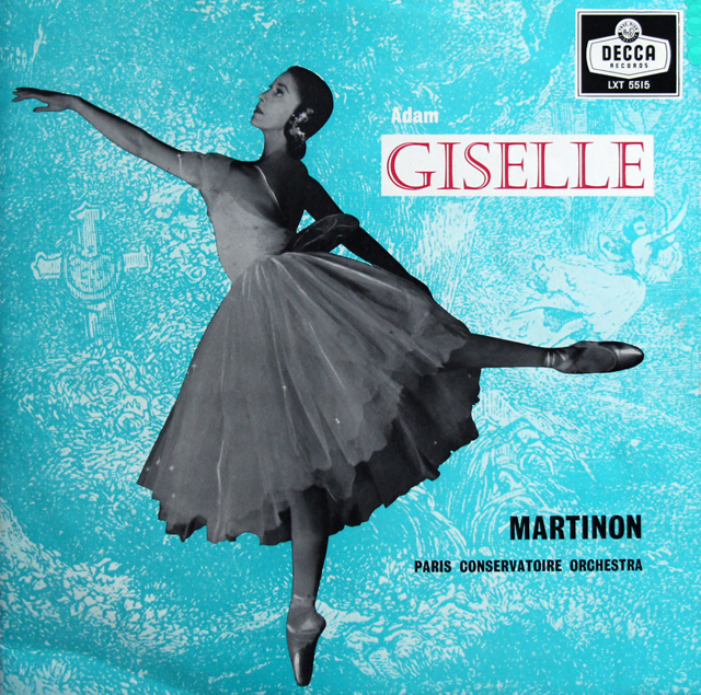 【モノラル】マルティノンの「ジゼル」　英DECCA　3740　LP レコード