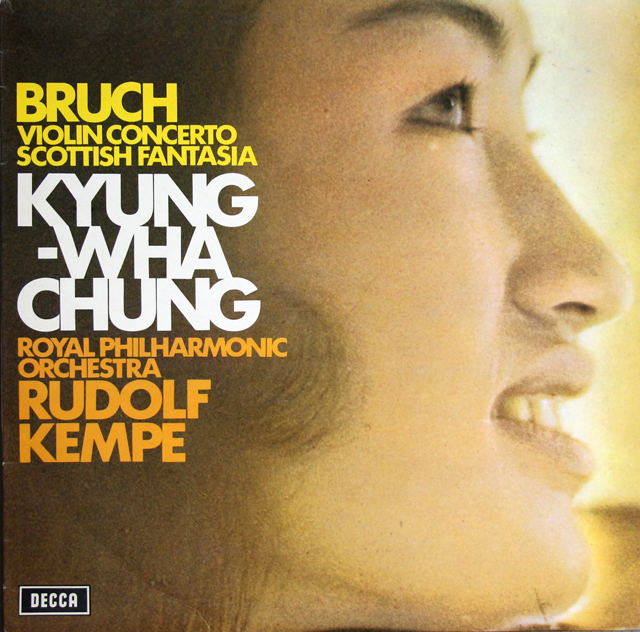 【オリジナル盤】　チョン、ケンペのブルッフ/ヴァイオリン協奏曲第1番ほか　英DECCA　3740　LP レコード