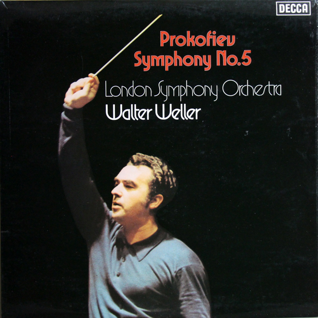 【オリジナル盤】　ウェラーのプロコフィエフ/交響曲第5番　英DECCA　3740　LP レコード