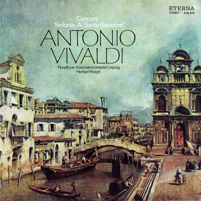ケーゲルのヴィヴァルディ/協奏曲とシンフォニア　独ETERNA　3740　LP レコード