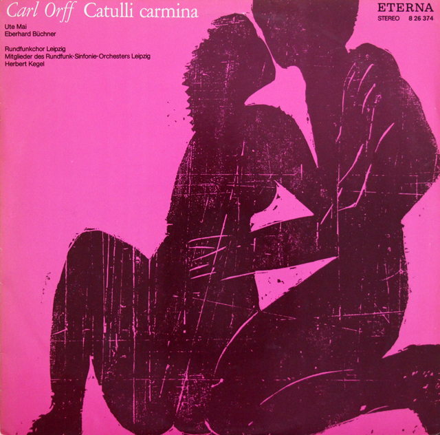 【テストプレス】　ケーゲルのオルフ/「カトゥリ・カルミナ」　独ETERNA　3741　LP レコード