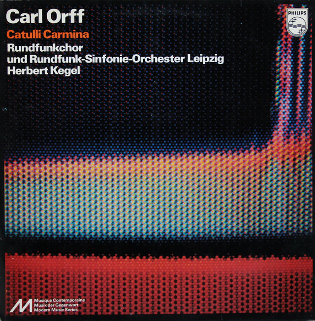 ケーゲルのオルフ/「カトゥリ・カルミナ」　蘭PHILIPS　3741　LP レコード