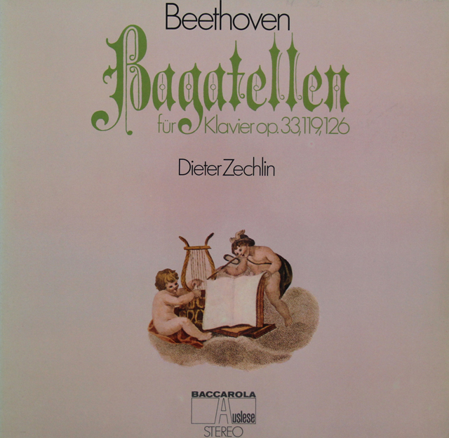 ツェヒリンのベートーヴェン/バガテル集　独BACCAROLA　3741　LP レコード