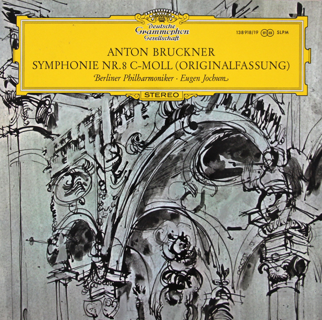 ヨッフムのブルックナー/交響曲第8番　独DGG　3741　LP レコード
