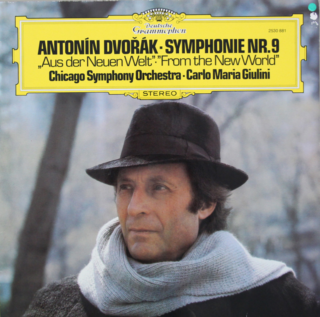 ジュリーニのドヴォルザーク/交響曲第9番「新世界より」　独DGG　3741　LP レコード