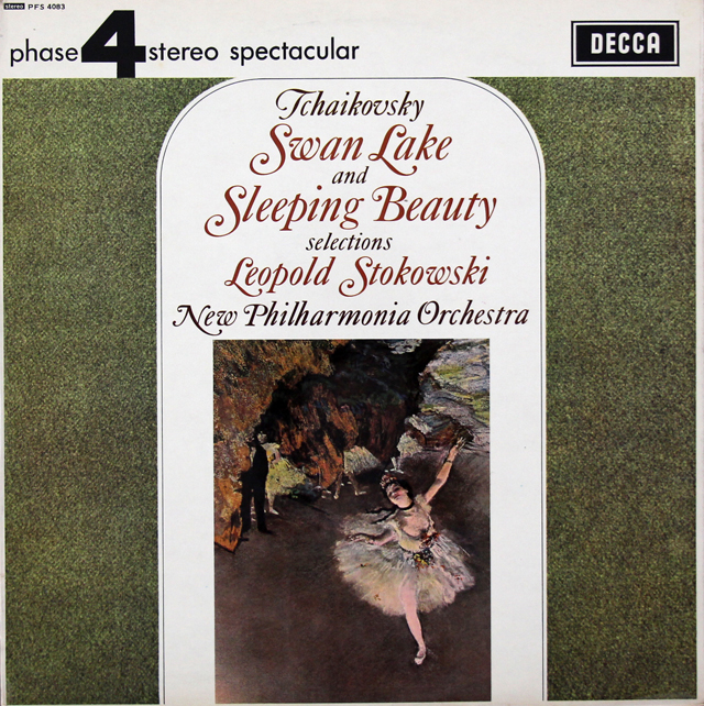 ストコフスキーのチャイコフスキー/「白鳥の湖」、「眠りの森の美女」抜粋　英DECCA　3741　LP レコード
