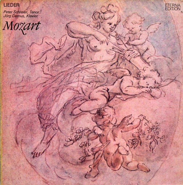 【テストプレス】　シュライアーのモーツァルト/歌曲集　独ETERNA　3742　LP レコード