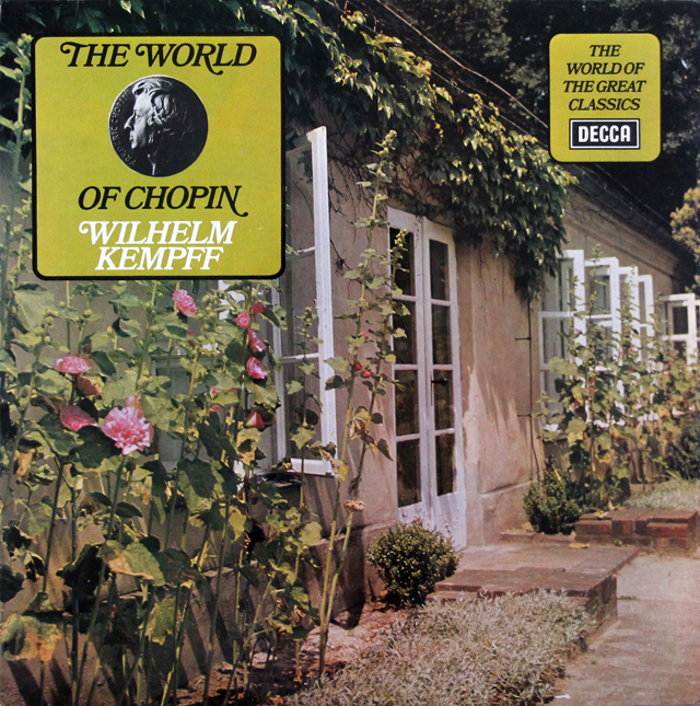 ケンプのショパン/幻想即興曲、ピアノソナタ第2番ほか　英DECCA　3742　LP レコード