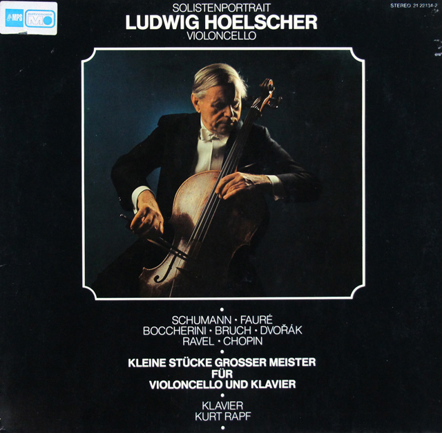 ヘルシャーの「チェロ小品集」　独MPS/BASF　3742　LP レコード