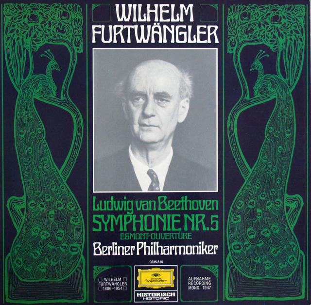 フルトヴェングラーのベートーヴェン/交響曲第5番「運命」ほか　独DGG　3743　LP レコード