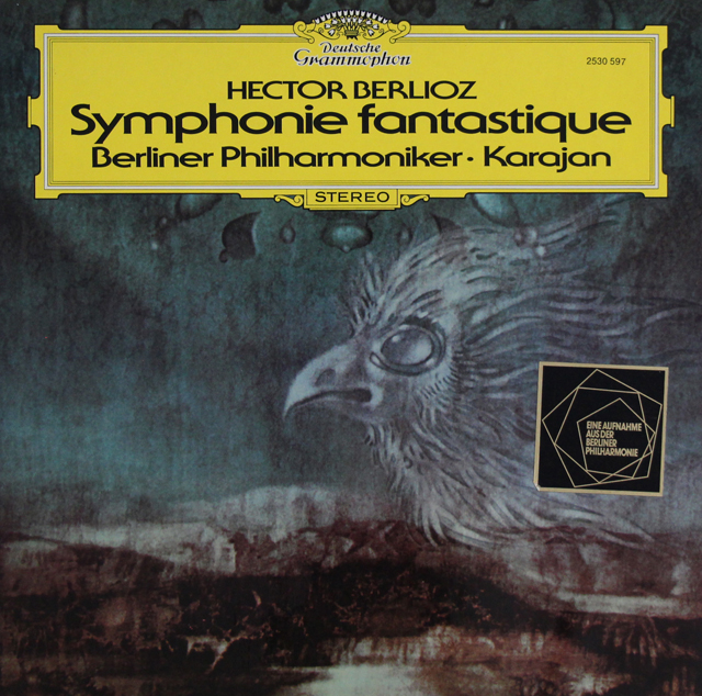カラヤンのベルリオーズ/幻想交響曲　独DGG　3743　LP レコード