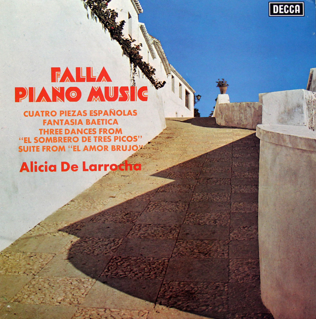 【オリジナル盤】ラローチャのファリャ/4つのスペイン風小品ほか　英DECCA　3743　LP レコード