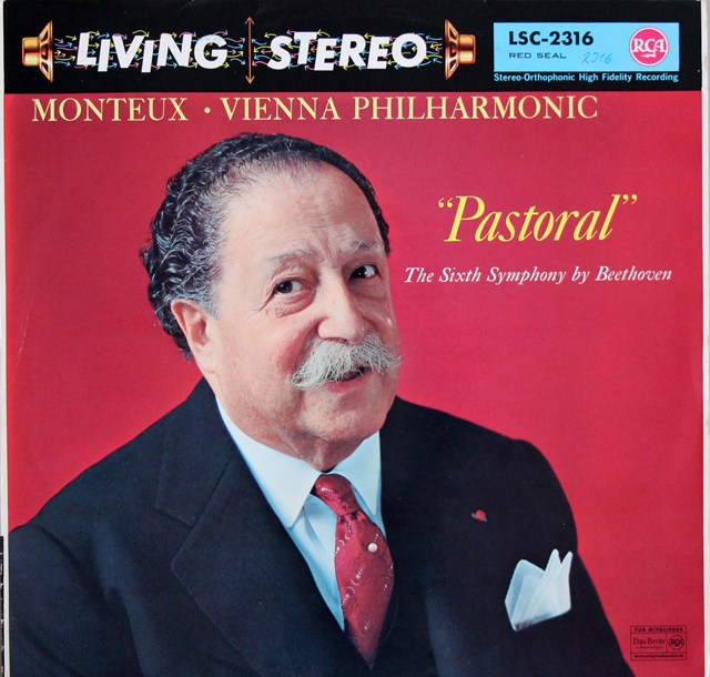 モントゥーのベートーヴェン/交響曲第6番「田園」　独RCA　3743　LP レコード