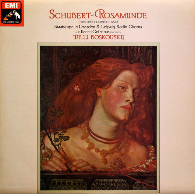 【オリジナル盤】　ボスコフスキーのシューベルト/劇音楽「ロザムンデ」　英EMI　3744　LP レコード