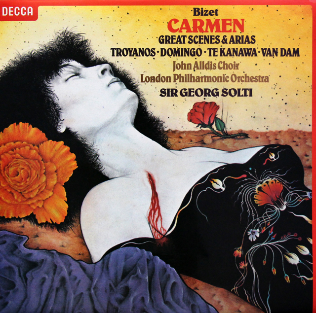 ショルティのビゼー/「カルメン」抜粋　英DECCA　3744　LP レコード