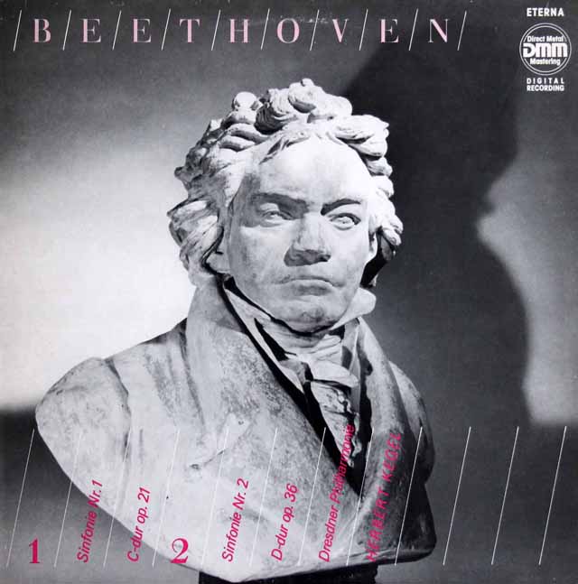 ケーゲルのベートーヴェン/交響曲第1&2番　独ETERNA　3745　LP レコード