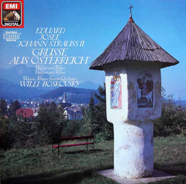 ボスコフスキーの「オーストリアからの挨拶」（ウィーンの森の物語 ほか）　独EMI　3745　LP レコード