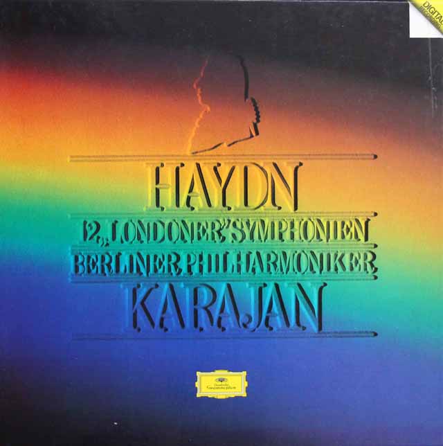 カラヤンのハイドン/ロンドン交響曲（全12曲）　独DGG　3745　LP レコード