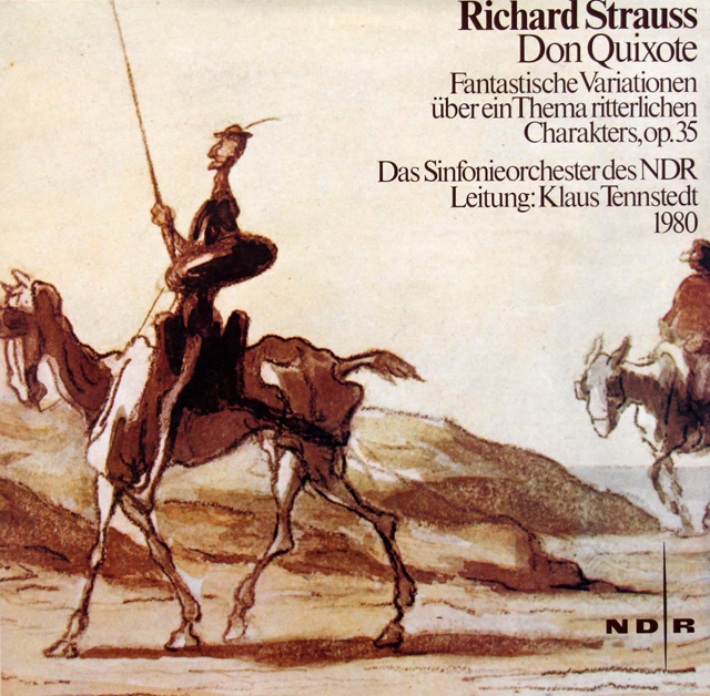 テンシュテットのR.シュトラウス/交響詩「ドン・キホーテ」　独NDR　3746　LP レコード
