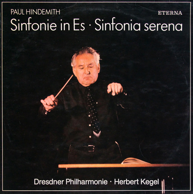 ケーゲルのヒンデミット/交響曲 変ホ調ほか　独ETERNA　3746　LP レコード