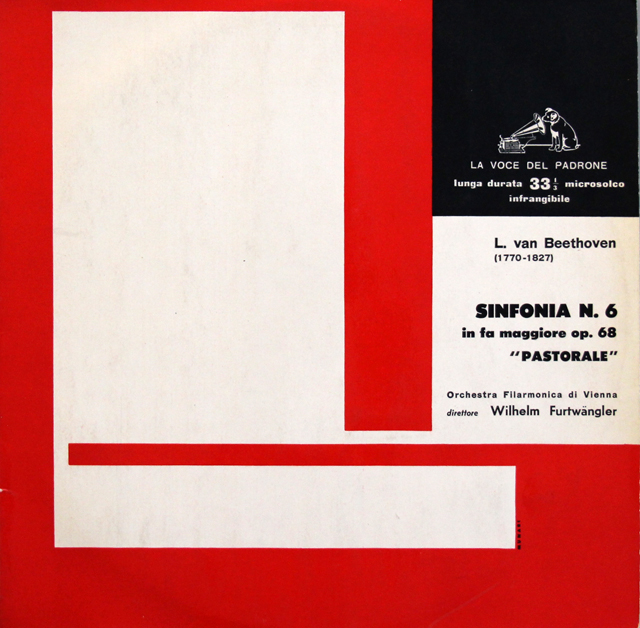 フルトヴェングラーのベートーヴェン/交響曲第6番「田園」　伊EMI　3746　LP レコード