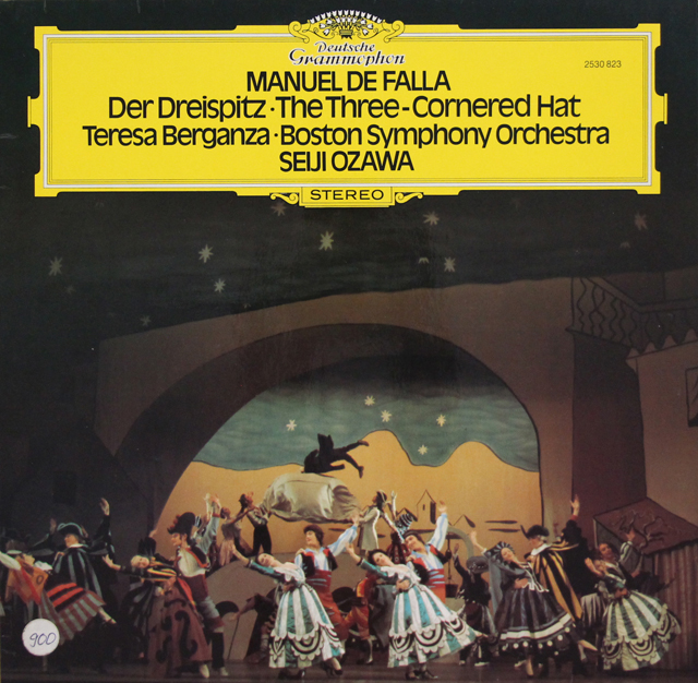 【テストプレス】　小澤のファリャ/バレエ「三角帽子」　独DGG　3746　LP レコード