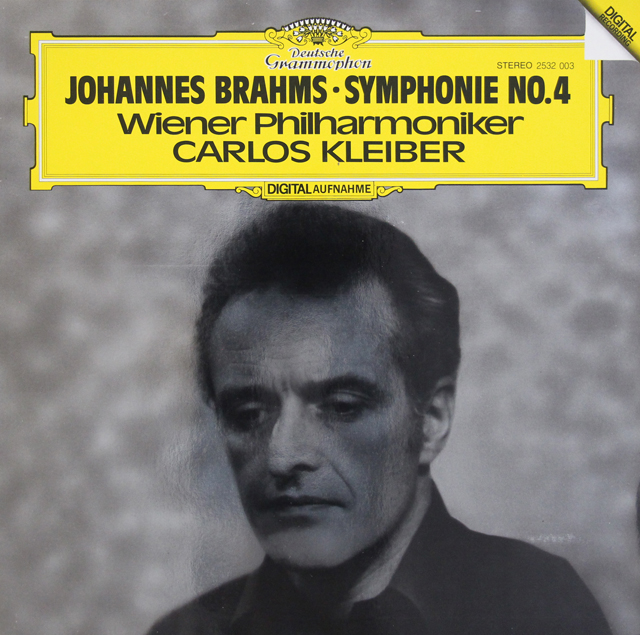 クライバーのブラームス/交響曲第4番　独DGG　3746　LP レコード