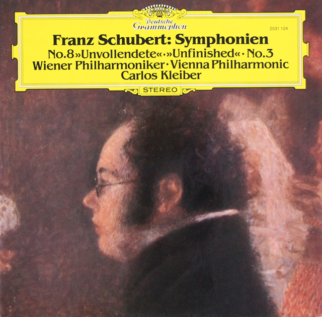 クライバーのシューベルト/交響曲第3、8番「未完成」　独DGG　3746　LP レコード