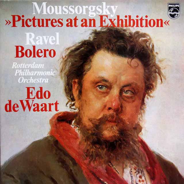 ワールトのムソルグスキー/「展覧会の絵」ほか　蘭PHILIPS　3801　LP レコード