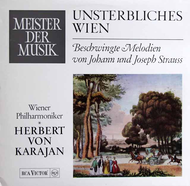 カラヤンのシュトラウス・コンサート　独RCA　3801　LP レコード