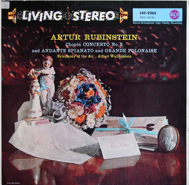 ルービンシュタインのショパン/ピアノ協奏曲第2番ほか　独RCA　3802　LP　レコード