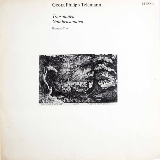 ラモー・トリオのテレマン/トリオ・ソナタ ハ短調ほか　独ETERNA　3802　LP レコード